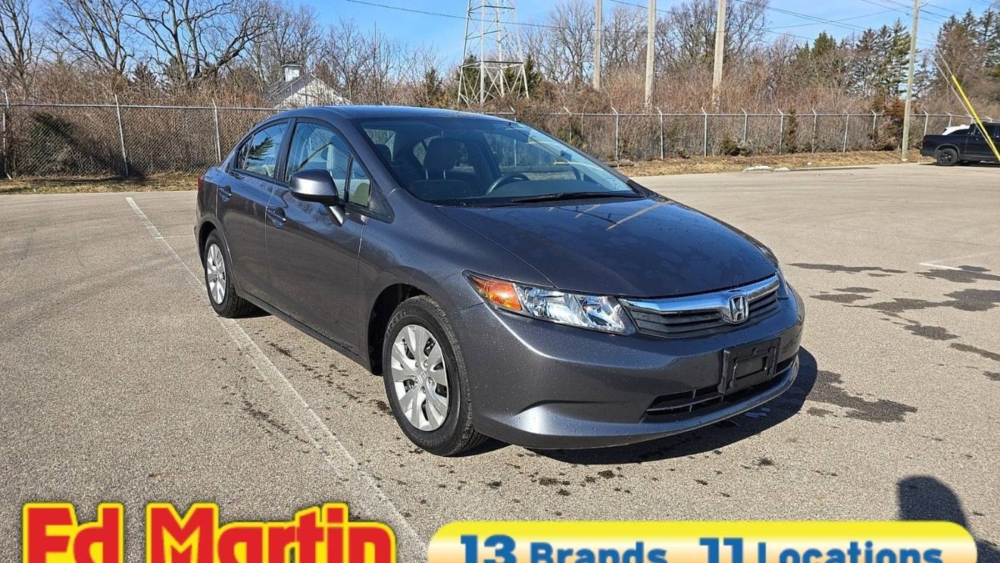 2012 Honda Civic LX — Sedan — 92,612 mi — Indianapolis, IN