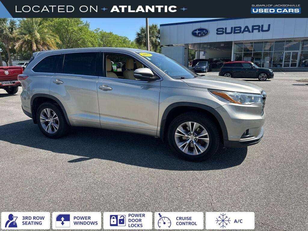 2015 Toyota Highlander LE V6 — SUV — 88,791 mi — Jacksonville, FL