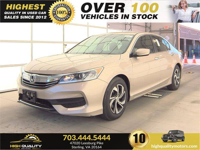 2017 Honda Accord LX — Sedan — 101,369 mi — Sterling, VA