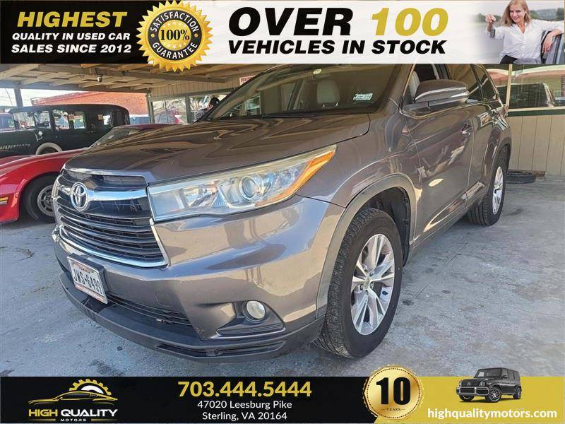 2015 Toyota Highlander XLE — SUV — 140,744 mi — Sterling, VA