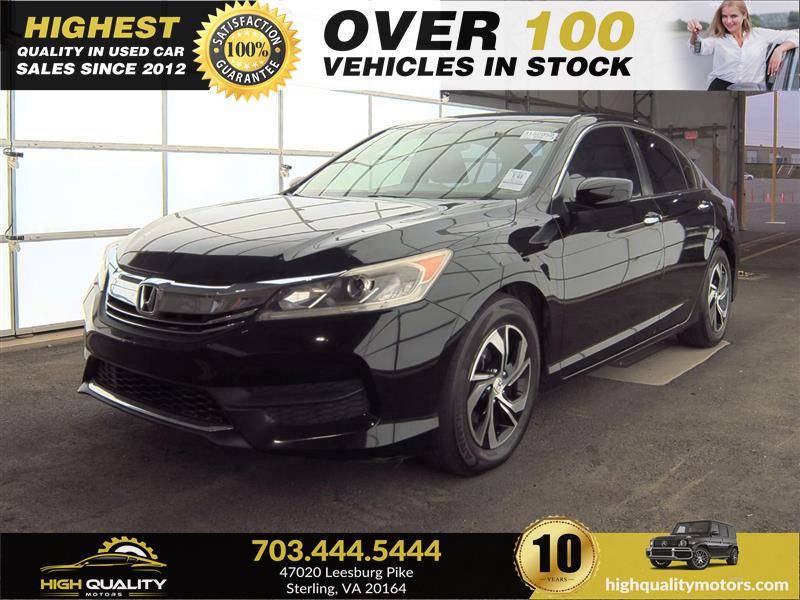 2017 Honda Accord LX — Sedan — 138,599 mi — Sterling, VA