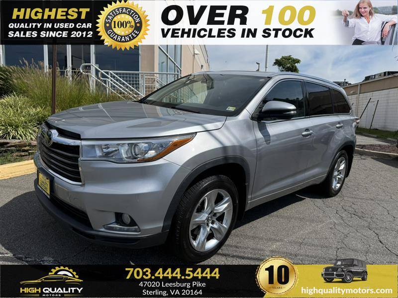 2016 Toyota Highlander Limited — SUV — 138,341 mi — Sterling, VA