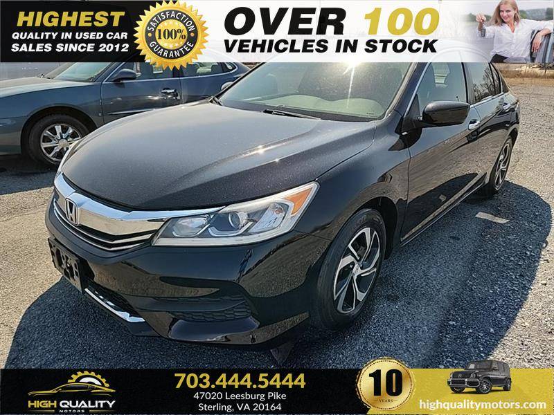 2017 Honda Accord LX — Sedan — 112,784 mi — Sterling, VA