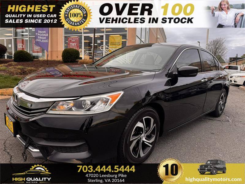 2017 Honda Accord LX — Sedan — 114,124 mi — Sterling, VA