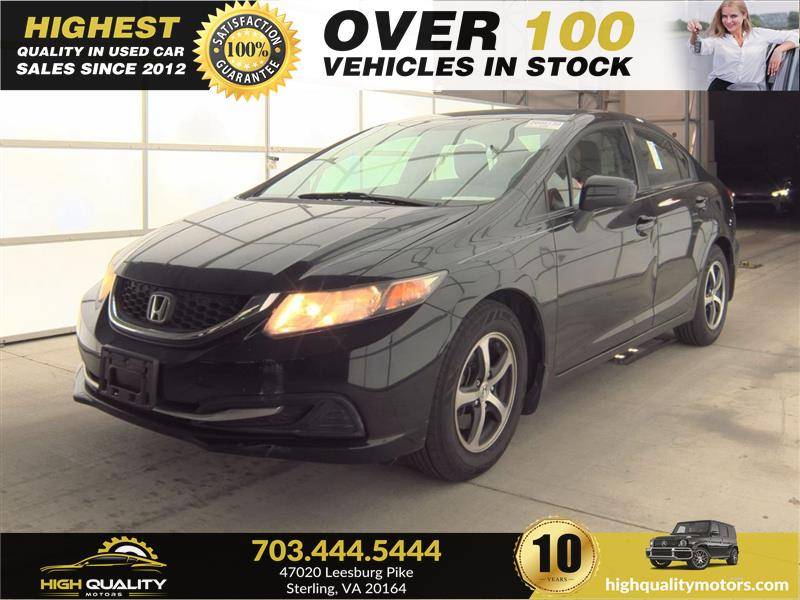 2015 Honda Civic SE — Sedan — 98,799 mi — Sterling, VA
