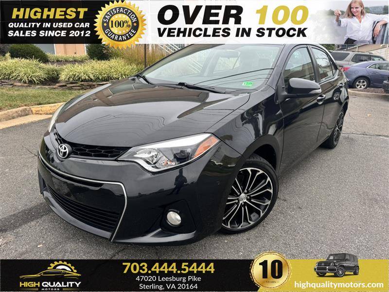 2014 Toyota Corolla S Plus — Sedan — 114,601 mi — Sterling, VA