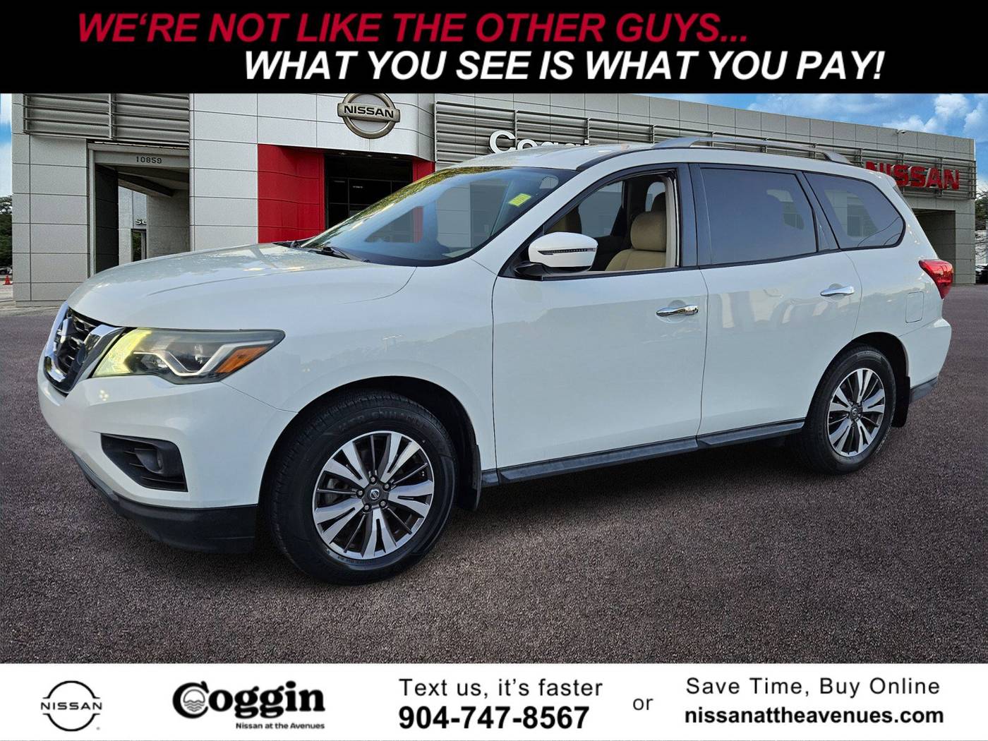 2017 Nissan Pathfinder S — SUV — 90,610 mi — Jacksonville, FL