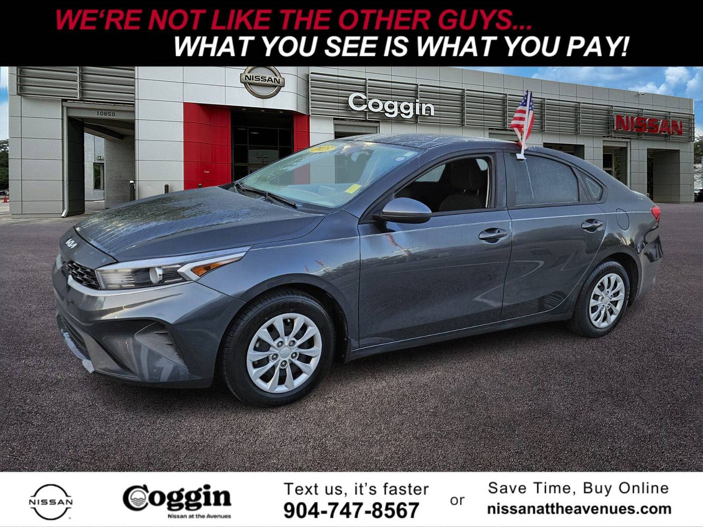2023 Kia Forte LX — Sedan — 50,131 mi — Jacksonville, FL