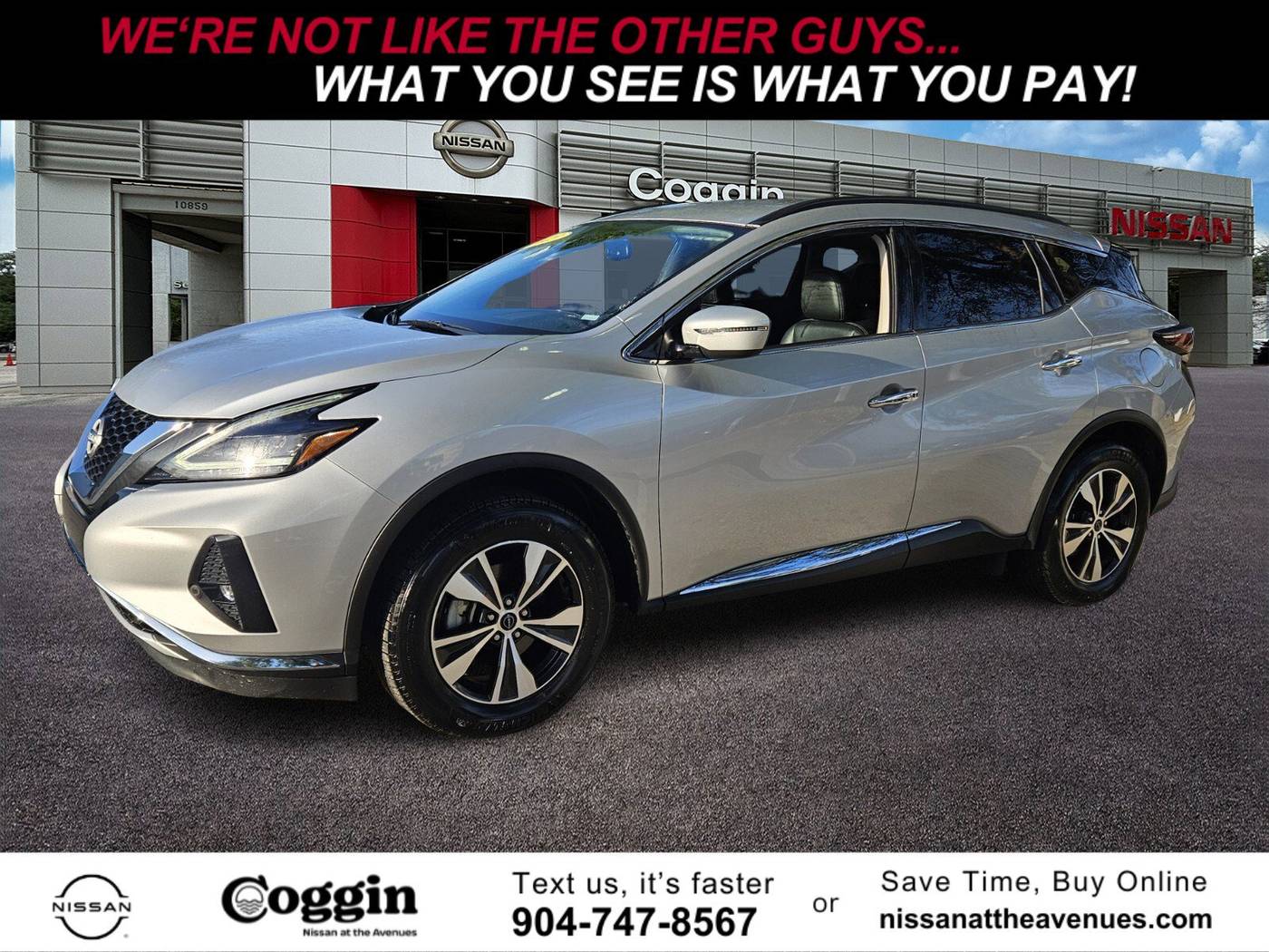 2023 Nissan Murano SV — SUV — 51,265 mi — Jacksonville, FL