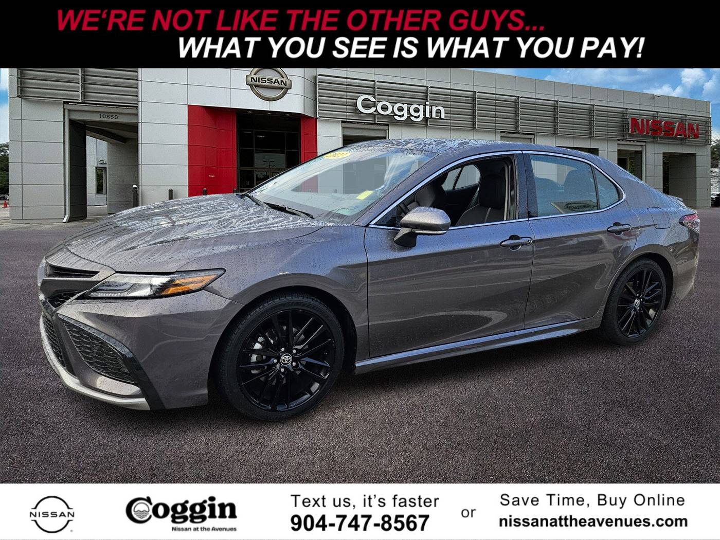 2022 Toyota Camry XSE — Sedan — 42,557 mi — Jacksonville, FL