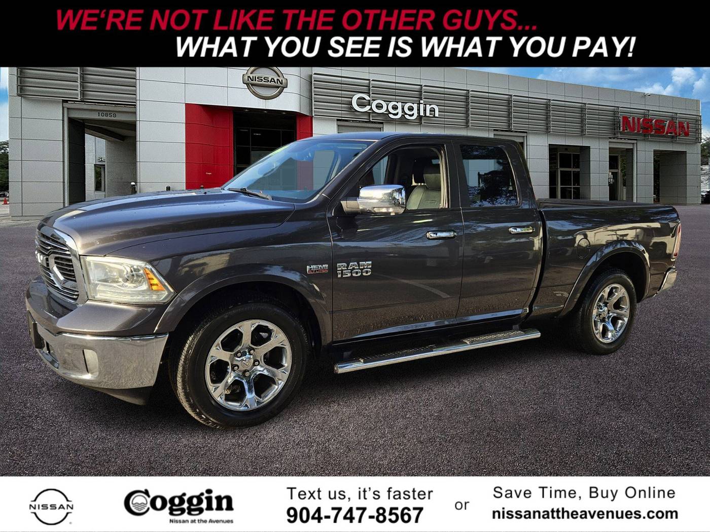 2014 Ram 1500 Laramie — Pickup Truck — 118,223 mi — Jacksonville, FL
