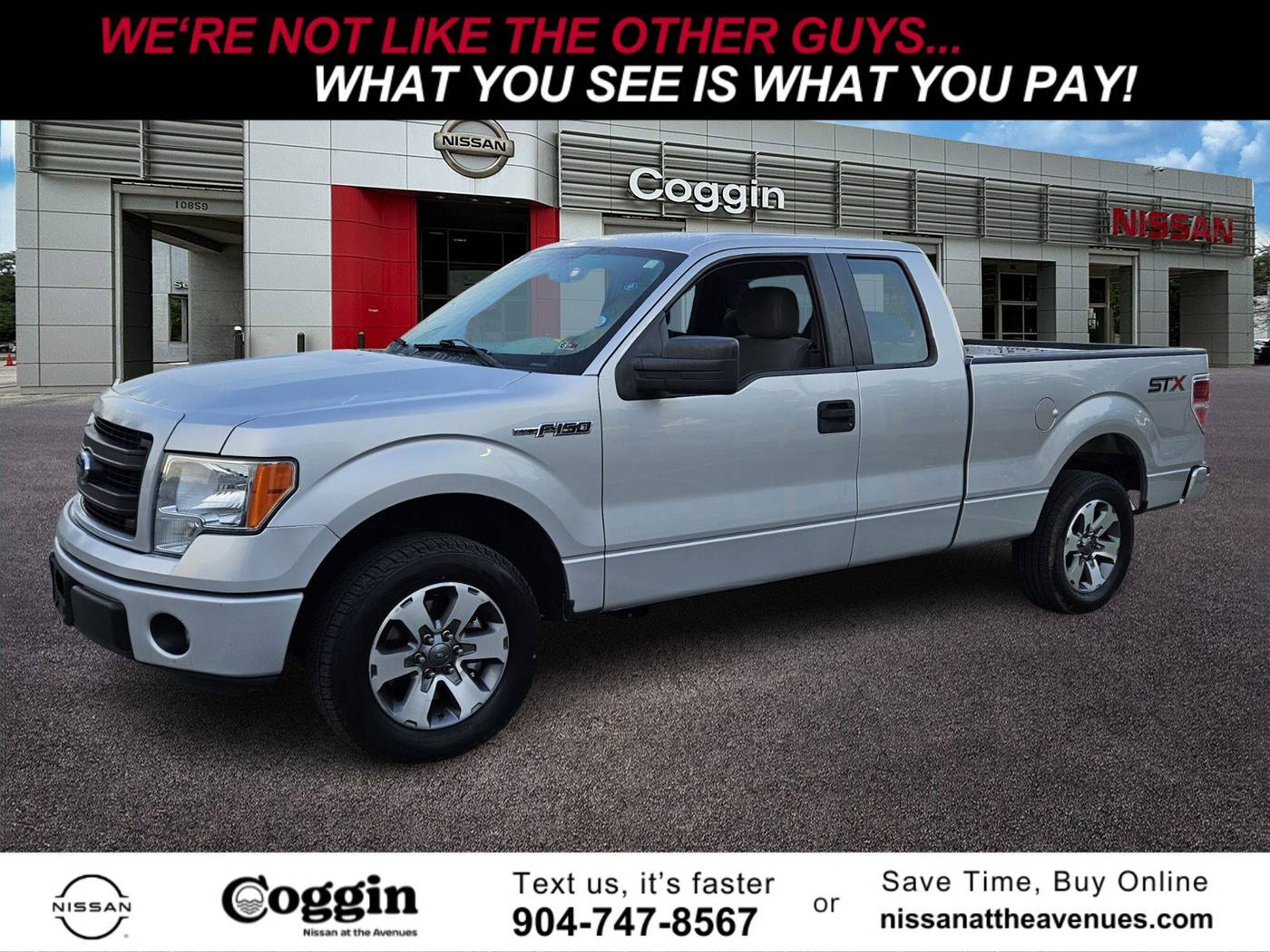 2014 Ford F-150 STX — Pickup Truck — 158,075 mi — Jacksonville, FL