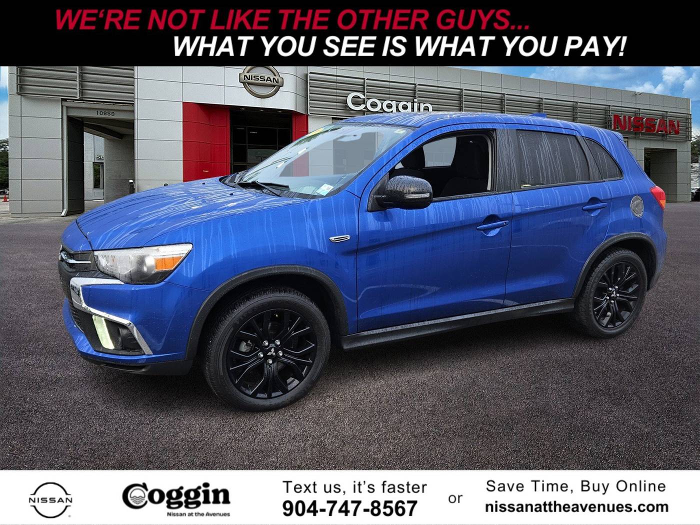 2019 Mitsubishi Outlander Sport LE — SUV — 56,413 mi — Jacksonville, FL