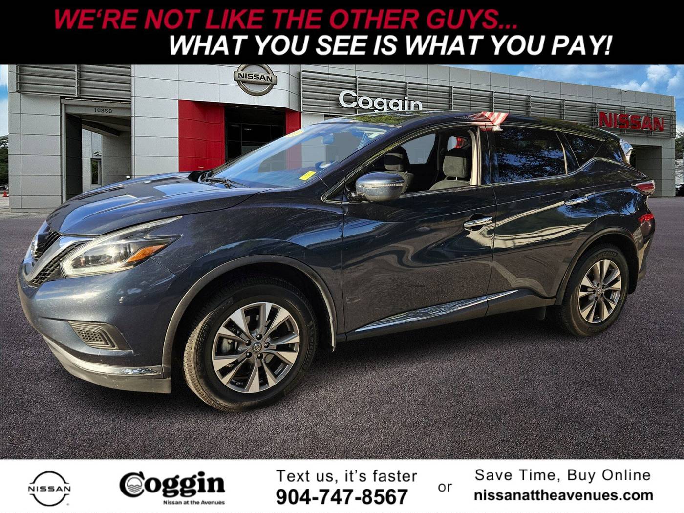 2018 Nissan Murano S — SUV — 131,403 mi — Jacksonville, FL