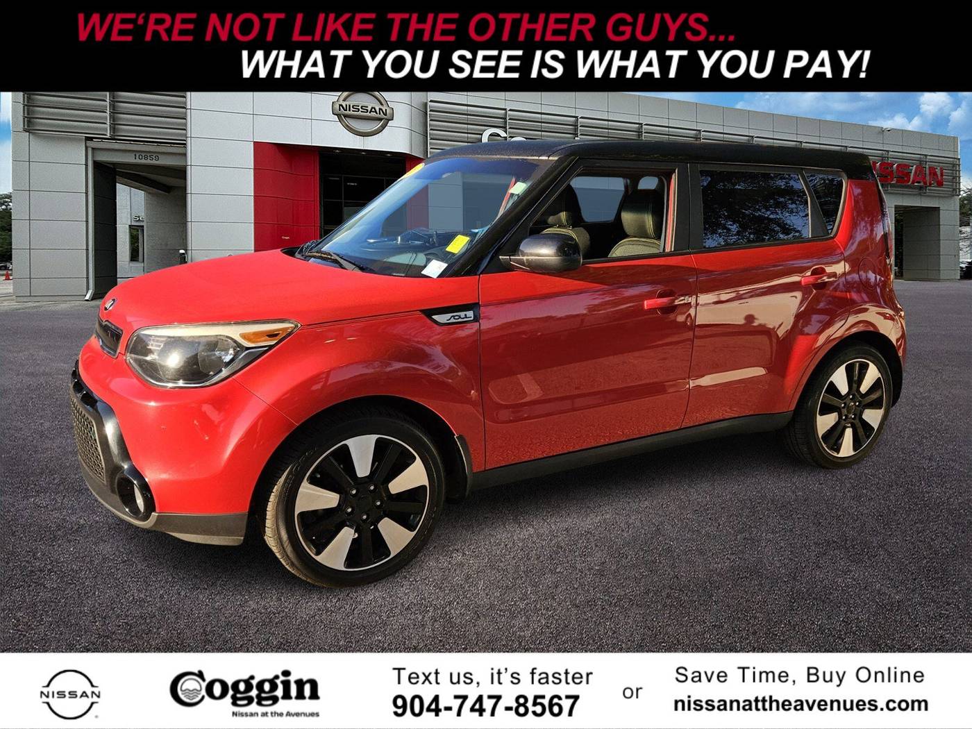 2016 Kia Soul + — Hatchback — 69,372 mi — Jacksonville, FL