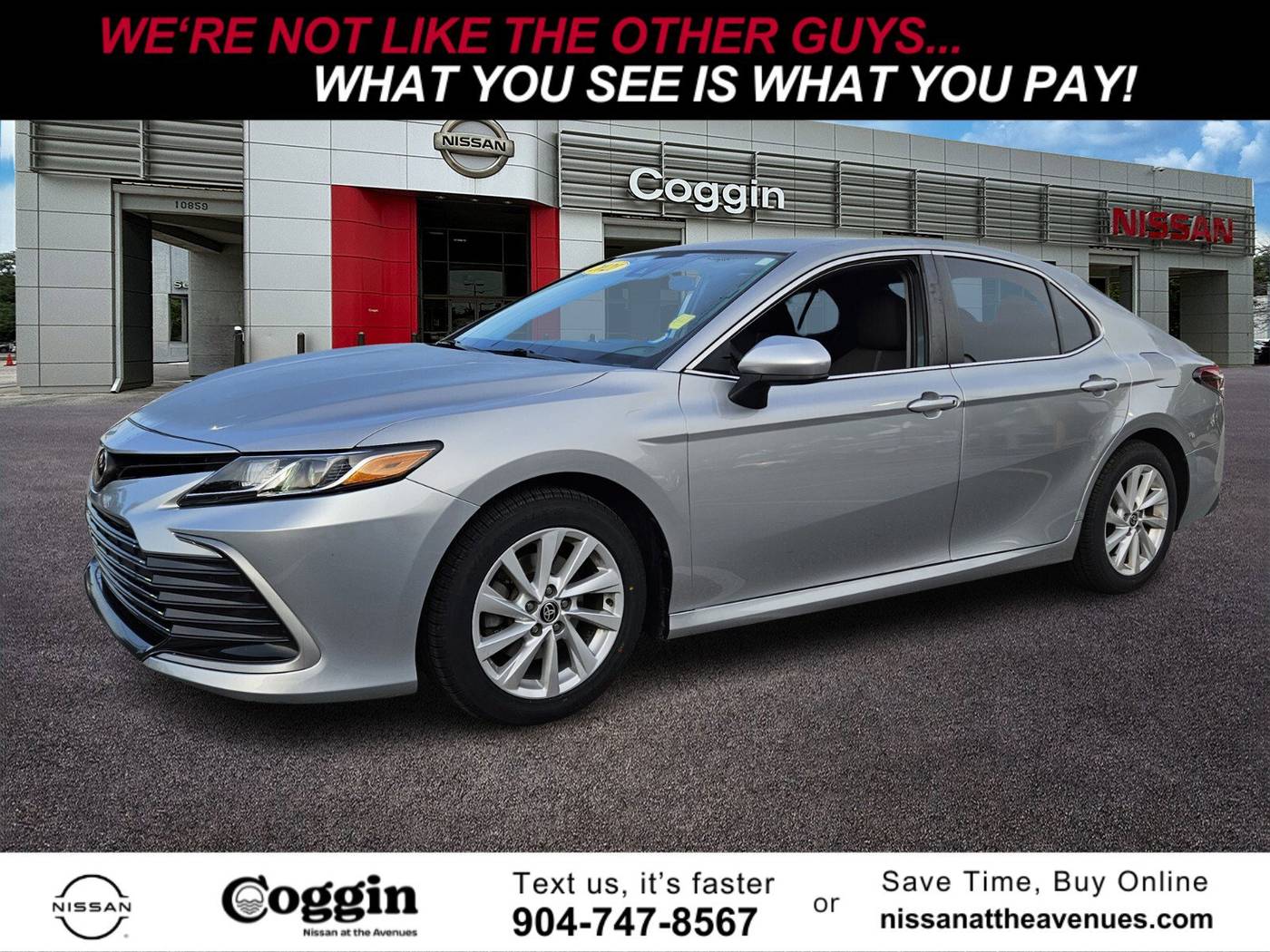 2021 Toyota Camry LE — Sedan — 36,878 mi — Jacksonville, FL