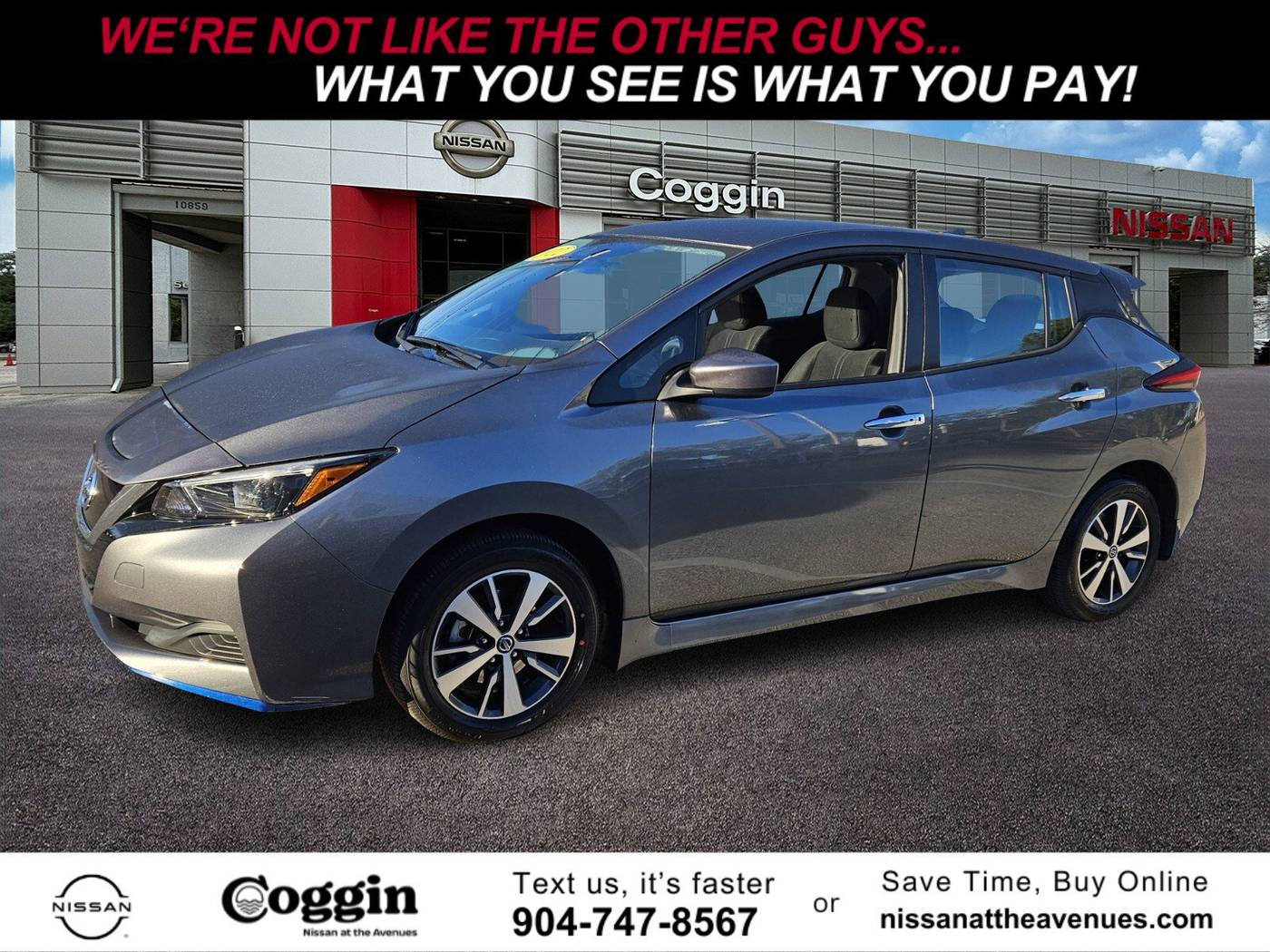 2022 Nissan LEAF S PLUS — Hatchback — 14,302 mi — Jacksonville, FL