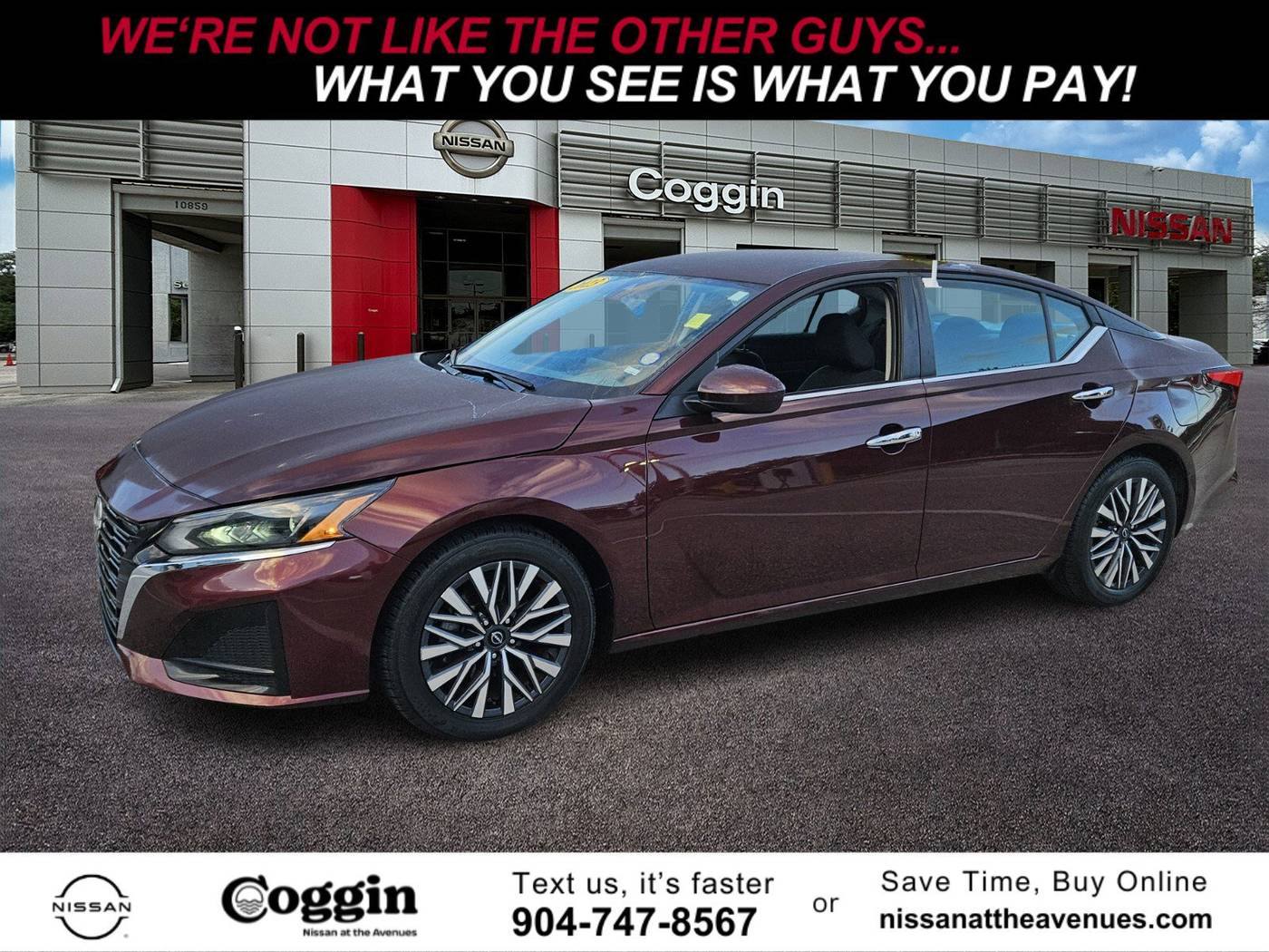 2023 Nissan Altima SV — Sedan — 51,800 mi — Jacksonville, FL