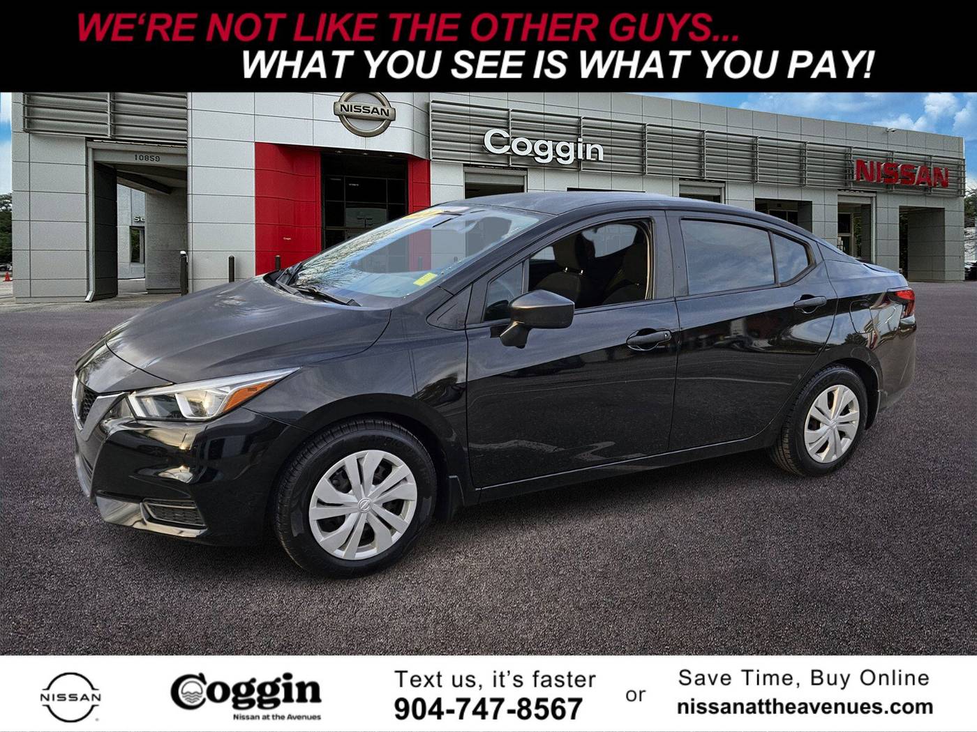 2020 Nissan Versa S — Sedan — 60,713 mi — Jacksonville, FL