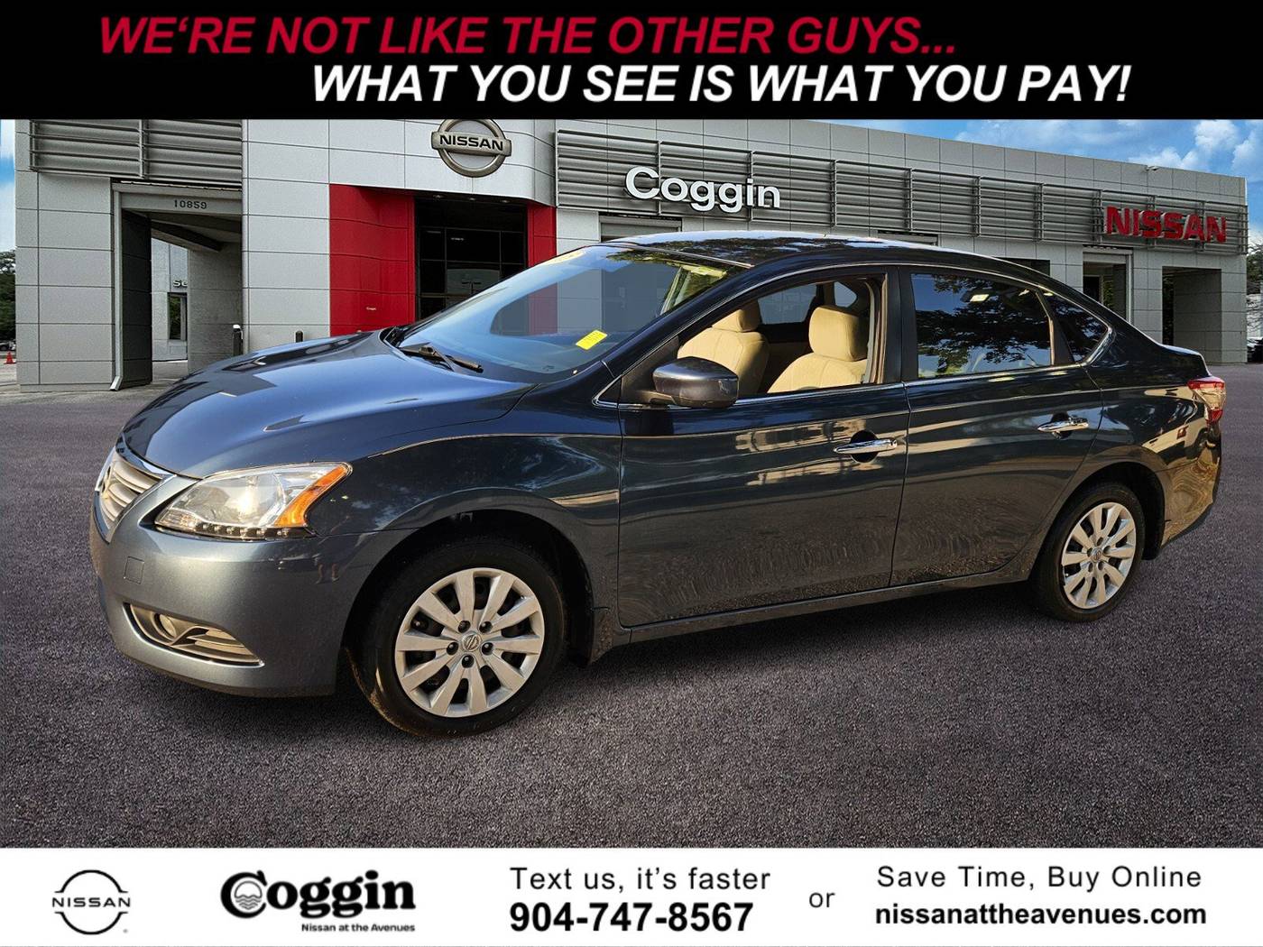 2015 Nissan Sentra SV — Sedan — 139,273 mi — Jacksonville, FL