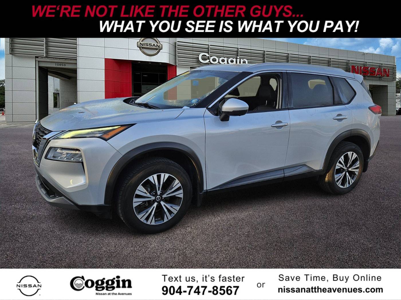 2021 Nissan Rogue SV — SUV — 55,175 mi — Jacksonville, FL