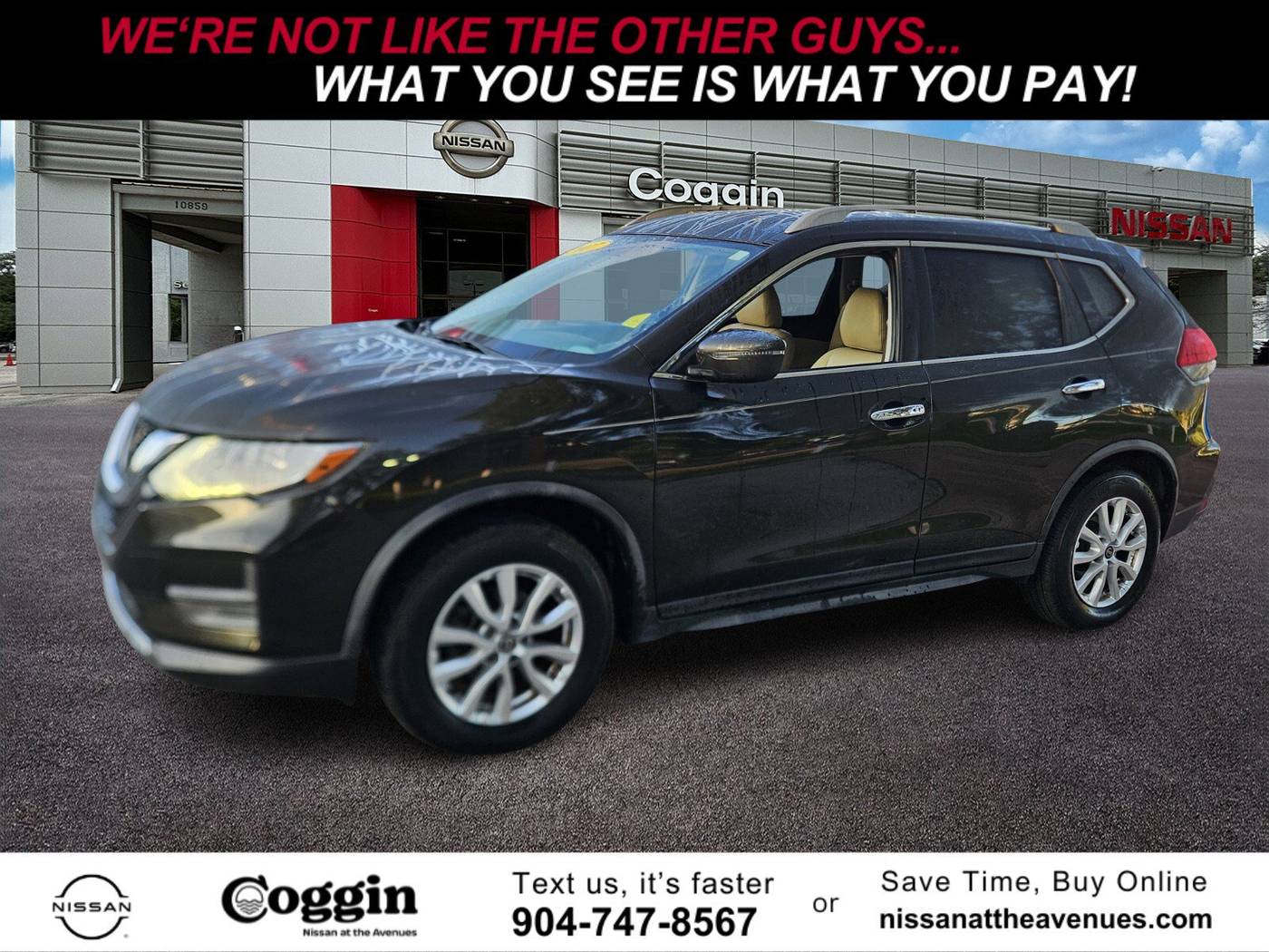 2017 Nissan Rogue SV — SUV — 97,294 mi — Jacksonville, FL