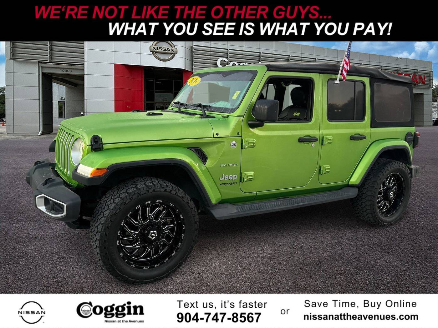 2019 Jeep Wrangler Sahara — SUV — 53,243 mi — Jacksonville, FL