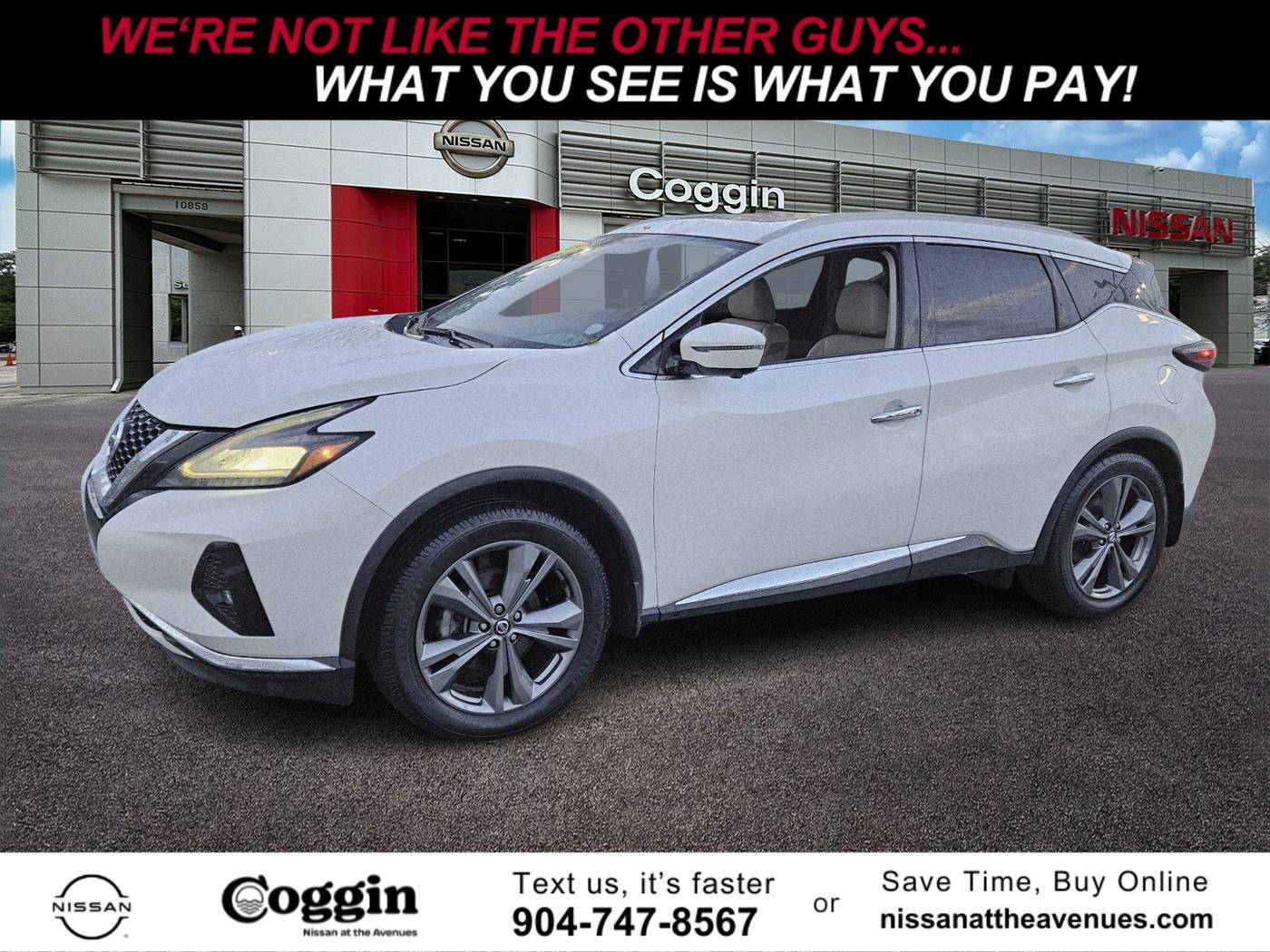 2019 Nissan Murano Platinum — SUV — 117,648 mi — Jacksonville, FL