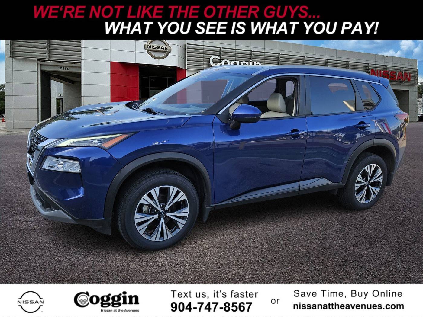 2022 Nissan Rogue SV — SUV — 46,970 mi — Jacksonville, FL