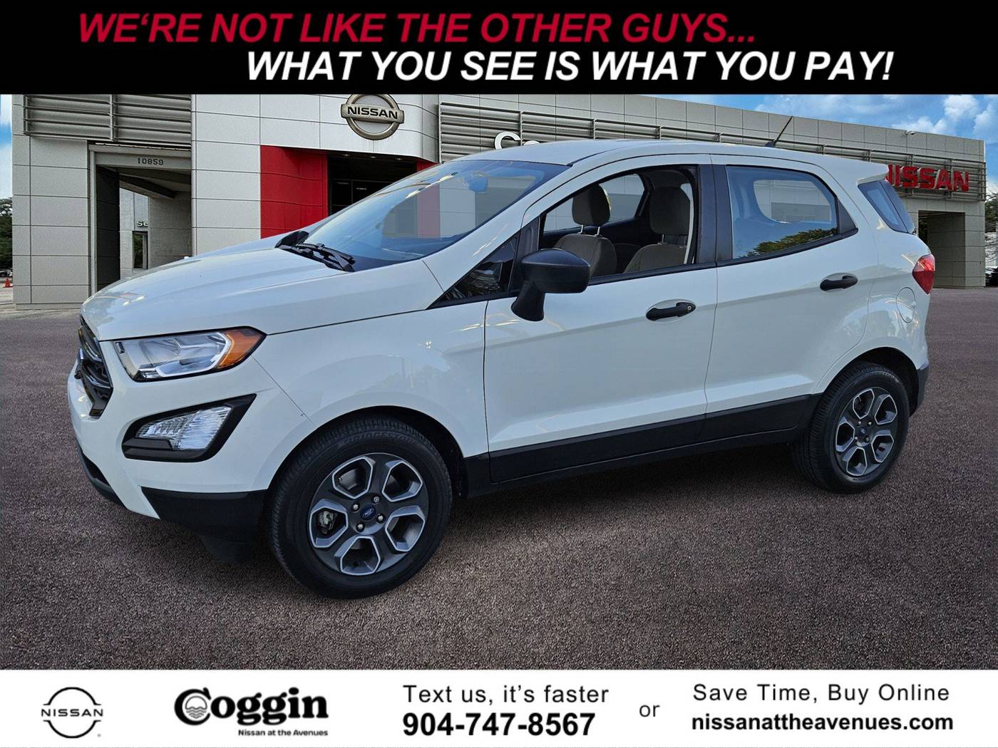 2021 Ford EcoSport S — SUV — 43,584 mi — Jacksonville, FL