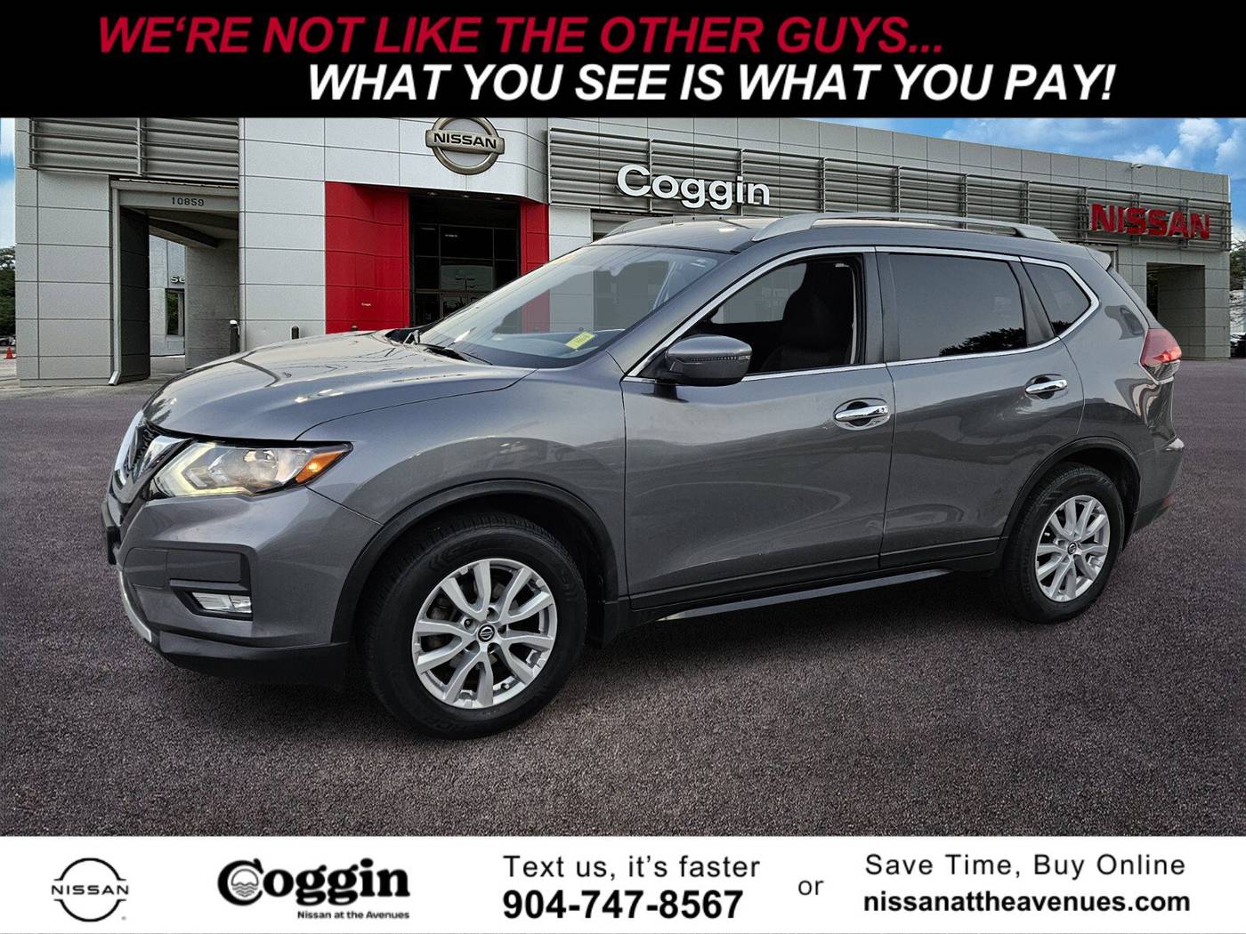 2018 Nissan Rogue SV — SUV — 62,002 mi — Jacksonville, FL