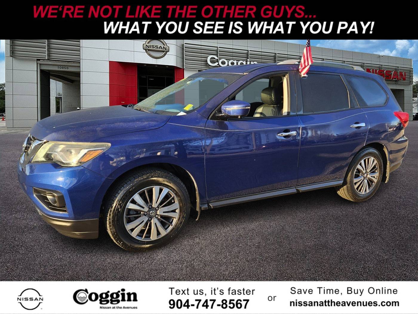2017 Nissan Pathfinder SL — SUV — 103,149 mi — Jacksonville, FL