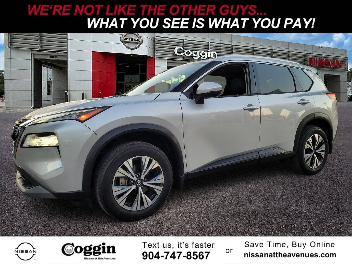 2021 Nissan Rogue SV — SUV — 49,183 mi — Jacksonville, FL