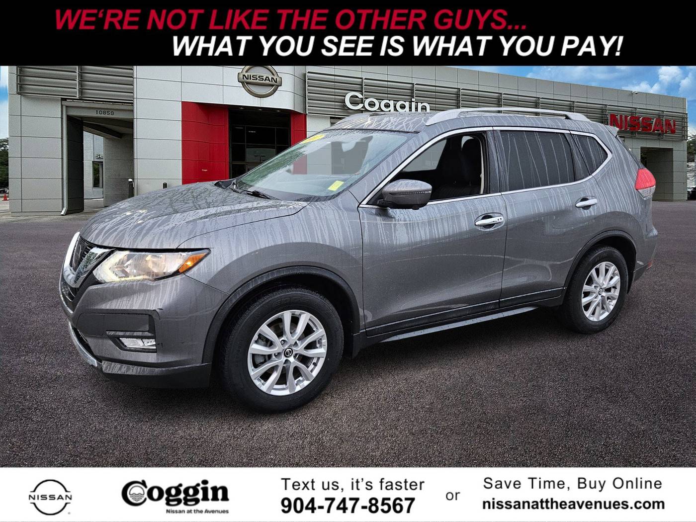 2017 Nissan Rogue SV — SUV — 53,747 mi — Jacksonville, FL