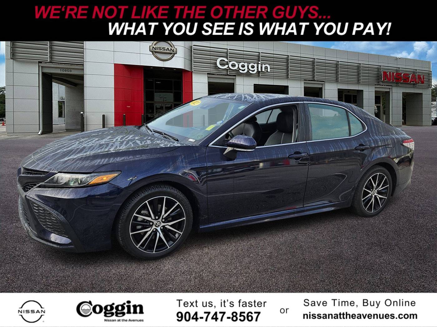 2022 Toyota Camry SE — Sedan — 128,553 mi — Jacksonville, FL