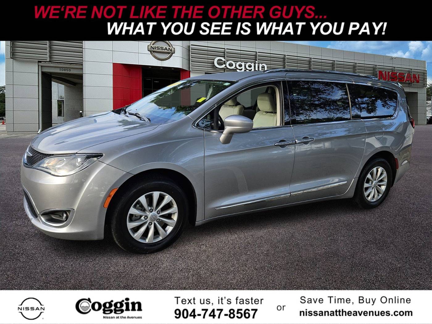 2019 Chrysler Pacifica Touring L — Minivan — 82,901 mi — Jacksonville, FL