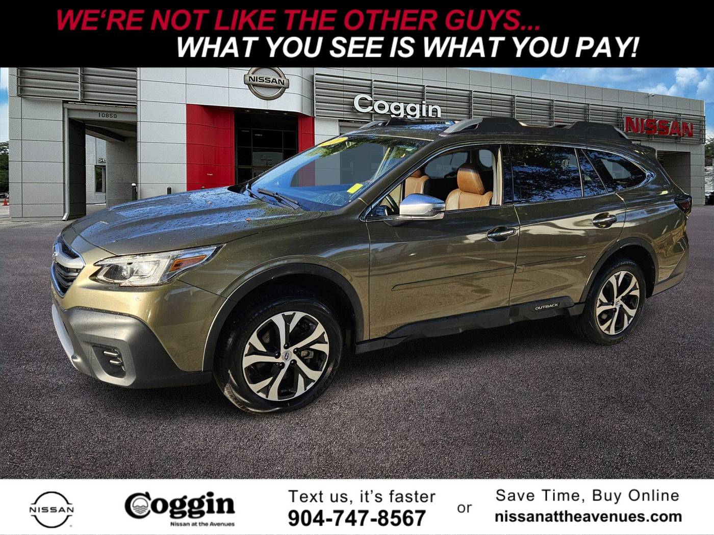 2021 Subaru Outback 2.5i Touring — SUV — 25,251 mi — Jacksonville, FL
