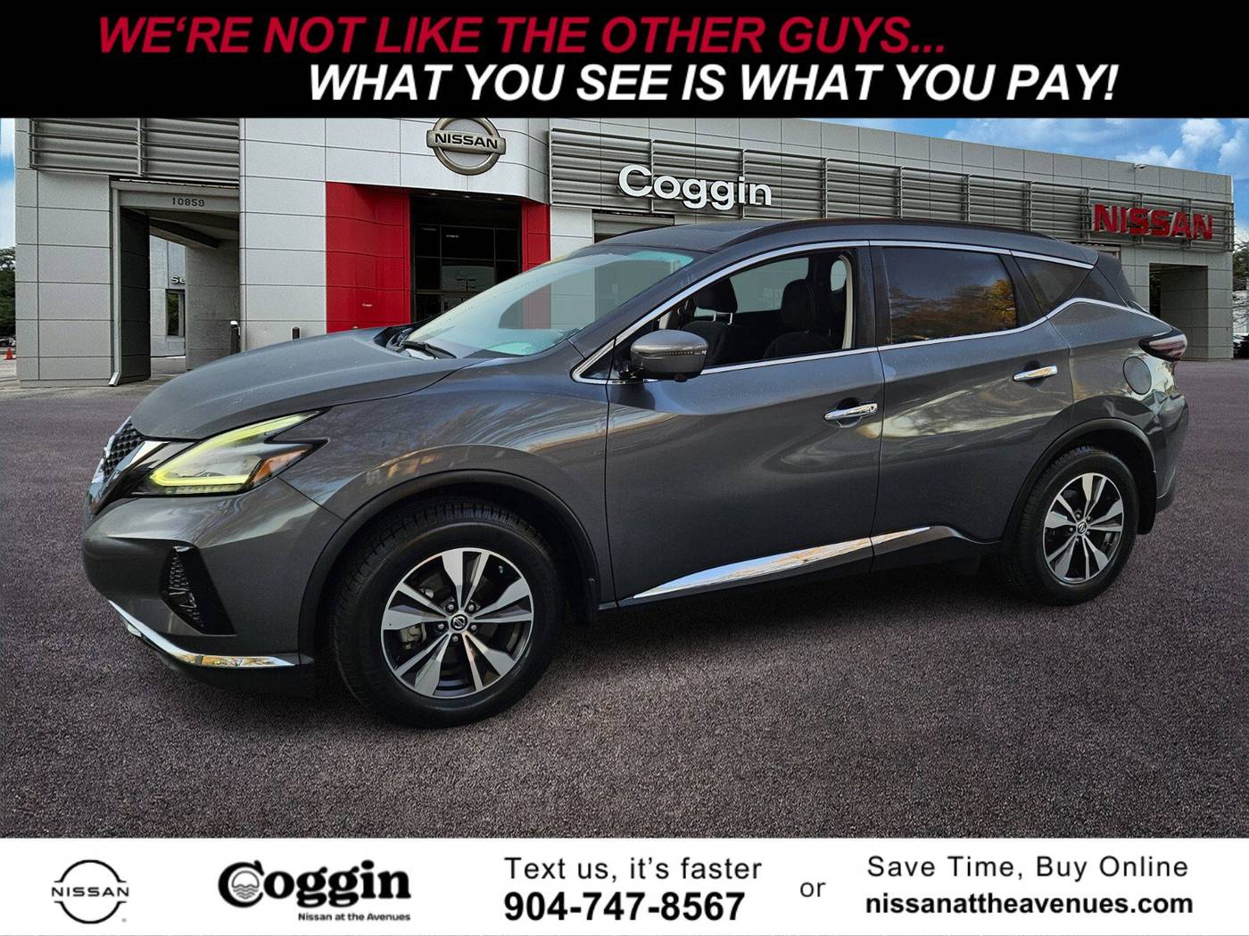 2019 Nissan Murano SV — SUV — 111,879 mi — Jacksonville, FL