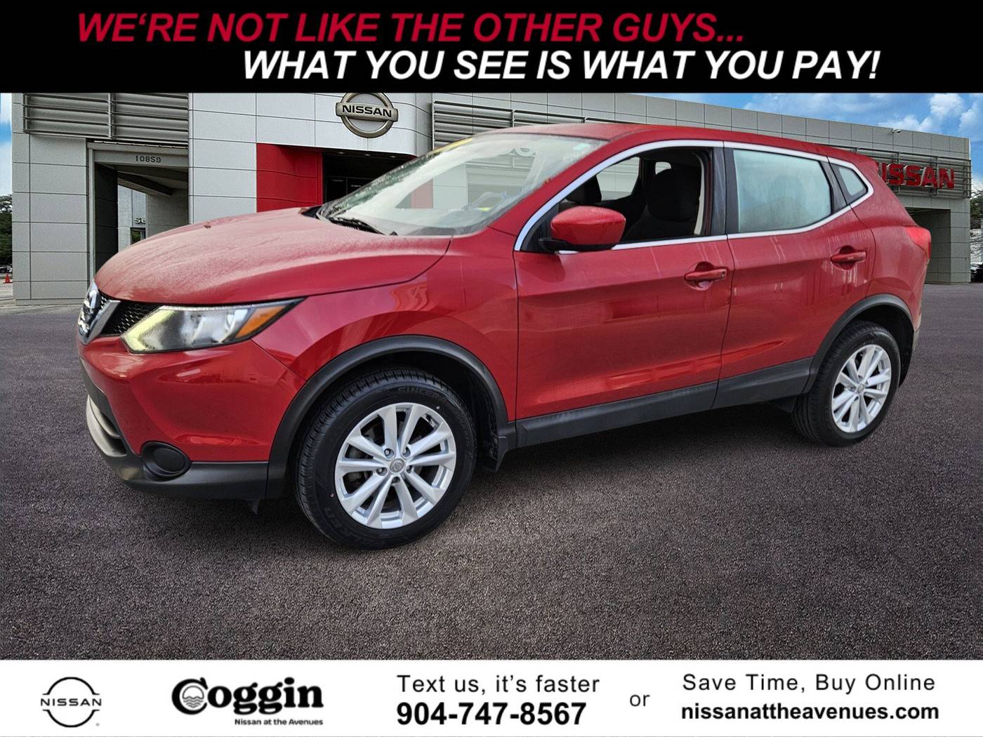 2017 Nissan Rogue Sport S — SUV — 52,770 mi — Jacksonville, FL