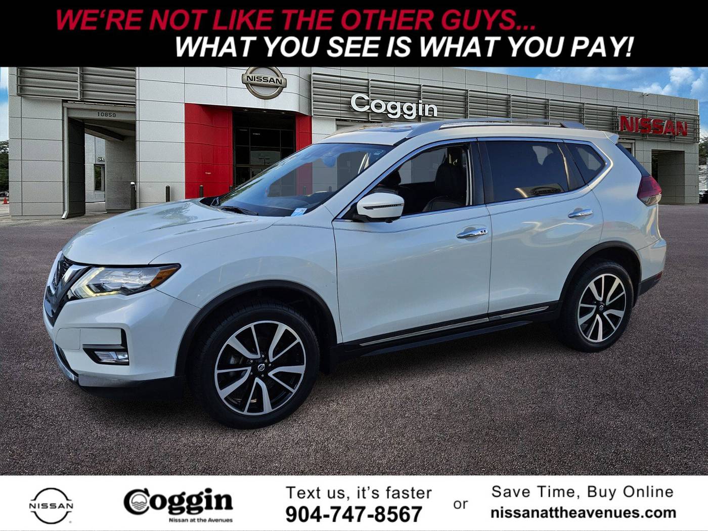 2019 Nissan Rogue SL — SUV — 86,250 mi — Jacksonville, FL