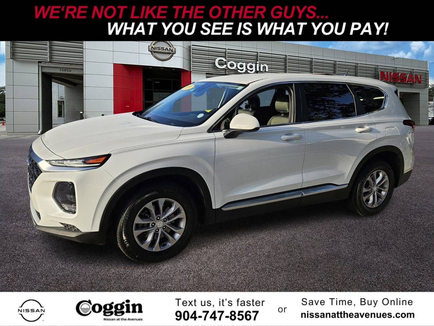 2019 Hyundai Santa Fe SE — SUV — 114,653 mi — Jacksonville, FL