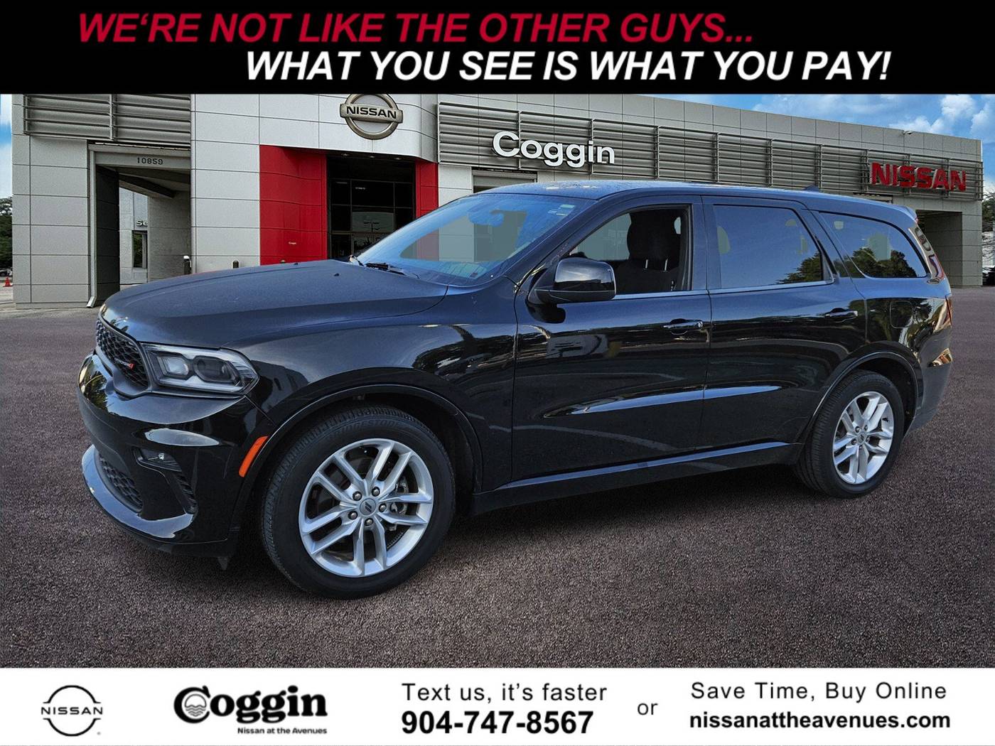 2021 Dodge Durango GT — SUV — 43,897 mi — Jacksonville, FL