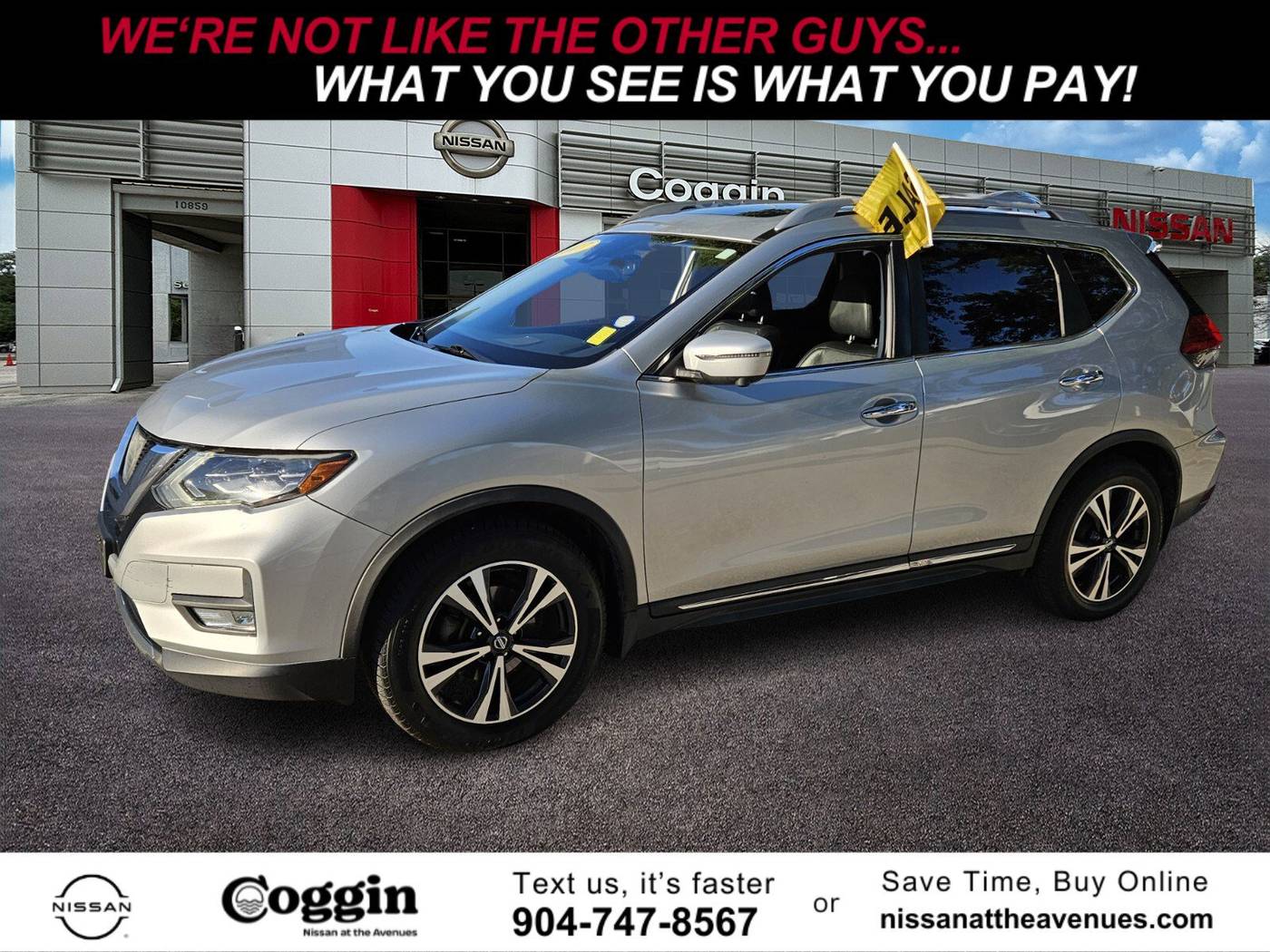2017 Nissan Rogue SL — SUV — 107,465 mi — Jacksonville, FL