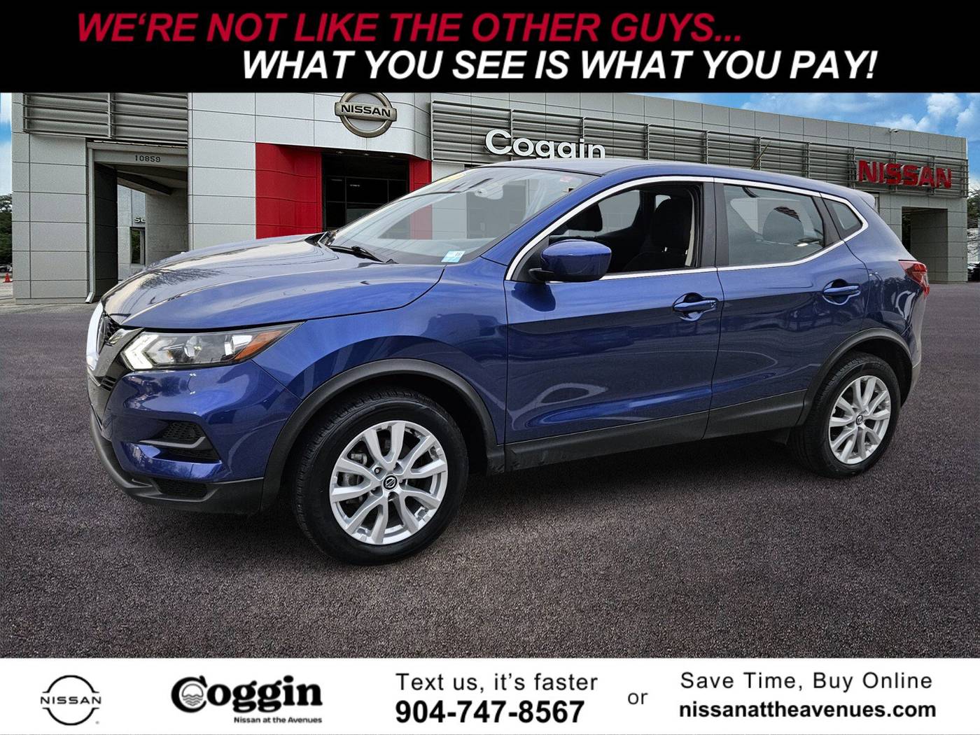 2022 Nissan Rogue Sport S — SUV — 47,345 mi — Jacksonville, FL