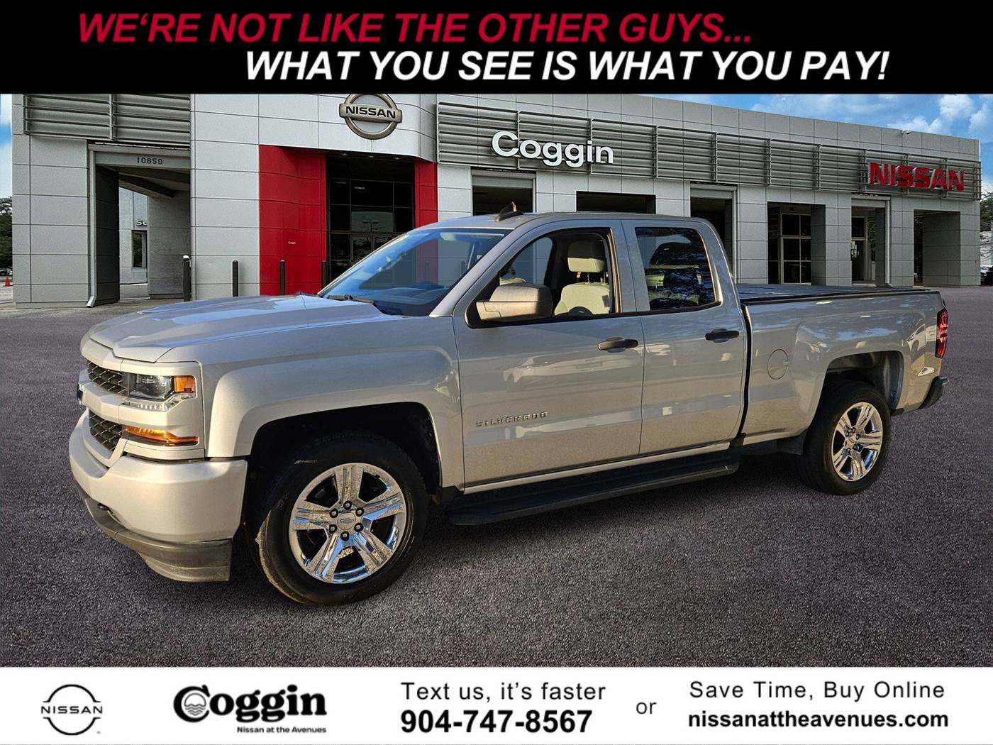 2019 Chevrolet Silverado 1500 LD Custom — Pickup Truck — 56,536 mi — Jacksonville, FL