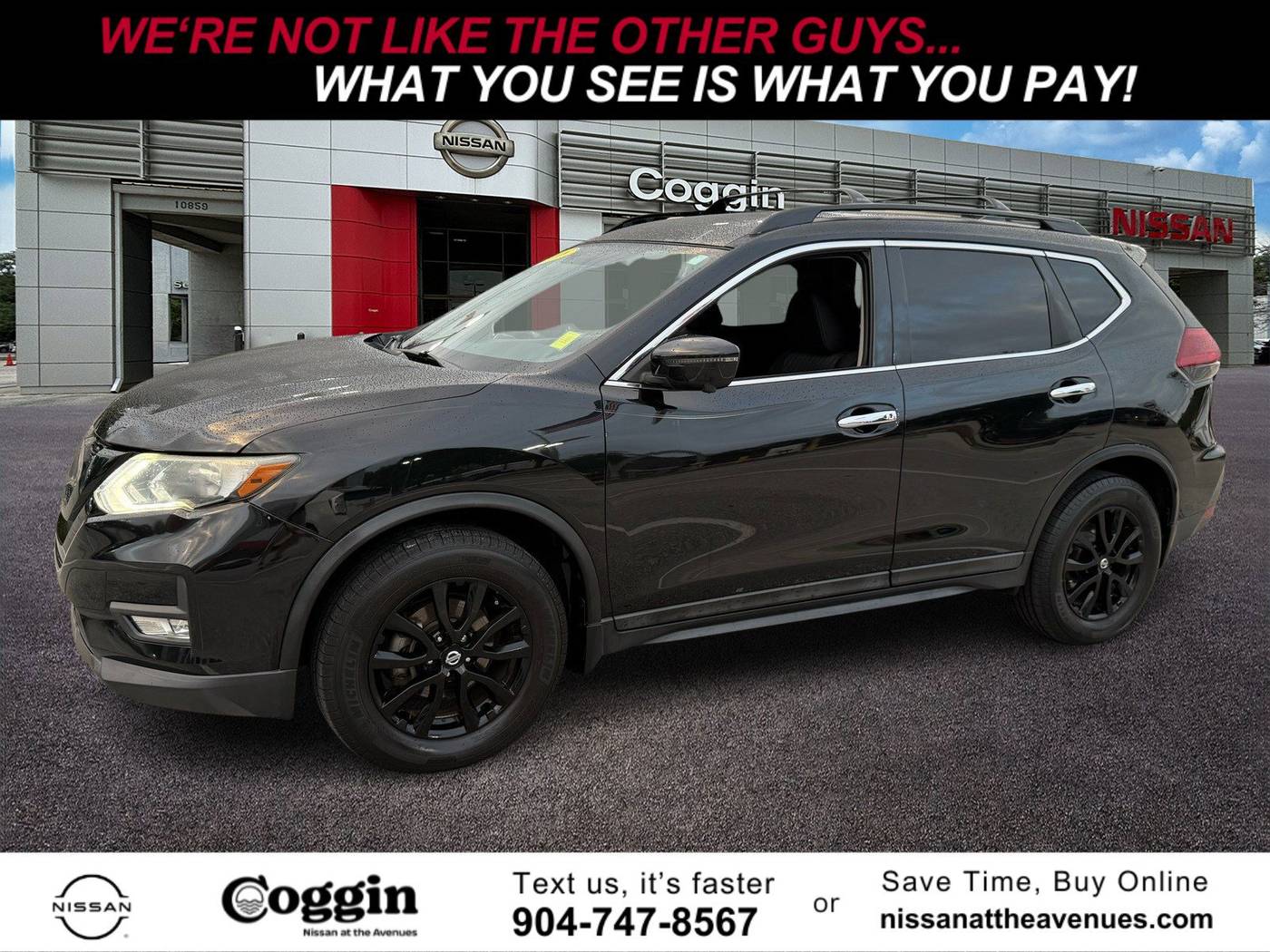 2018 Nissan Rogue SV — SUV — 69,995 mi — Jacksonville, FL