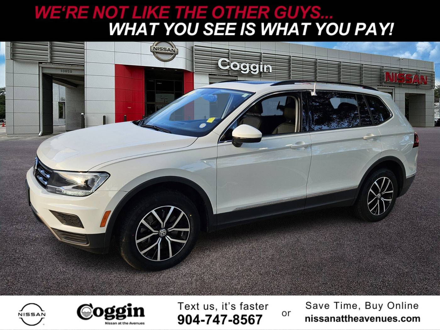 2021 Volkswagen Tiguan SE — SUV — 69,850 mi — Jacksonville, FL