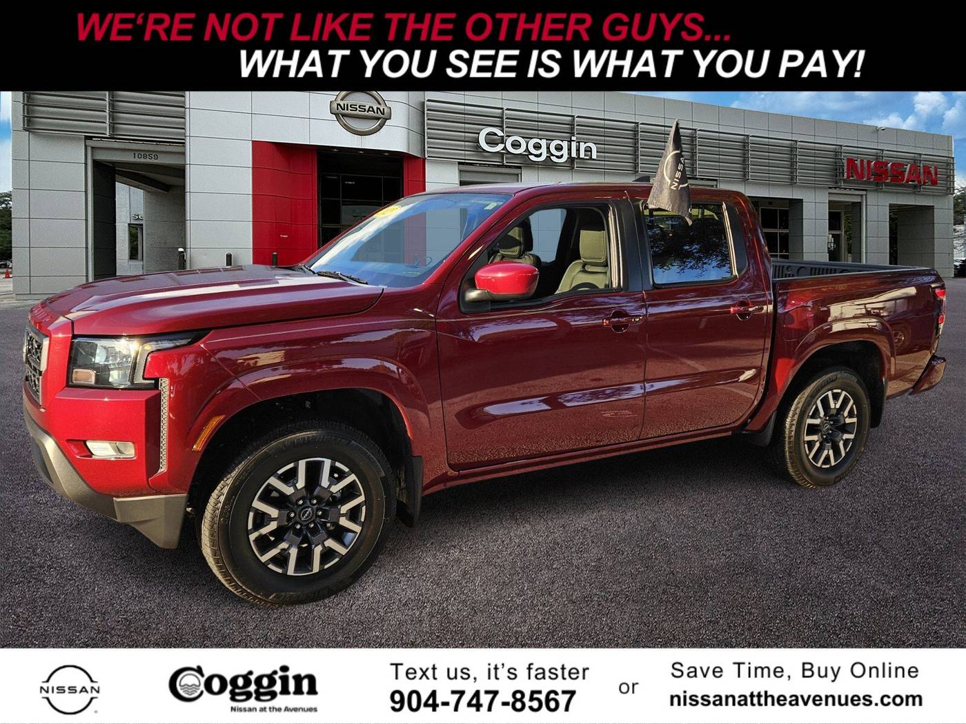 2023 Nissan Frontier SV — Pickup Truck — 25,081 mi — Jacksonville, FL