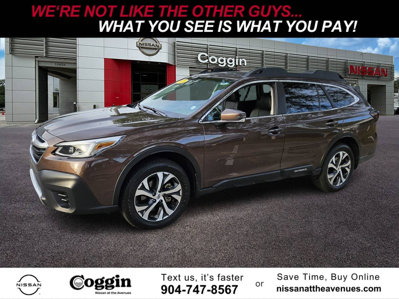 2021 Subaru Outback 2.4T Limited XT — SUV — 30,500 mi — Jacksonville, FL
