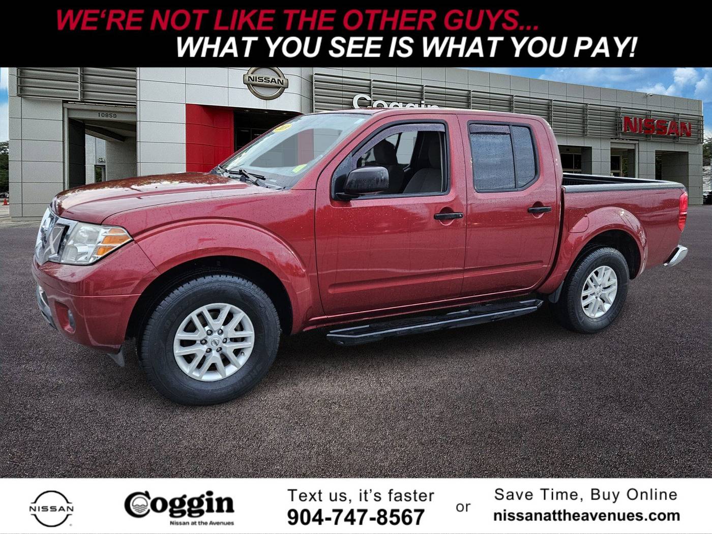 2019 Nissan Frontier SV V6 — Pickup Truck — 111,703 mi — Jacksonville, FL